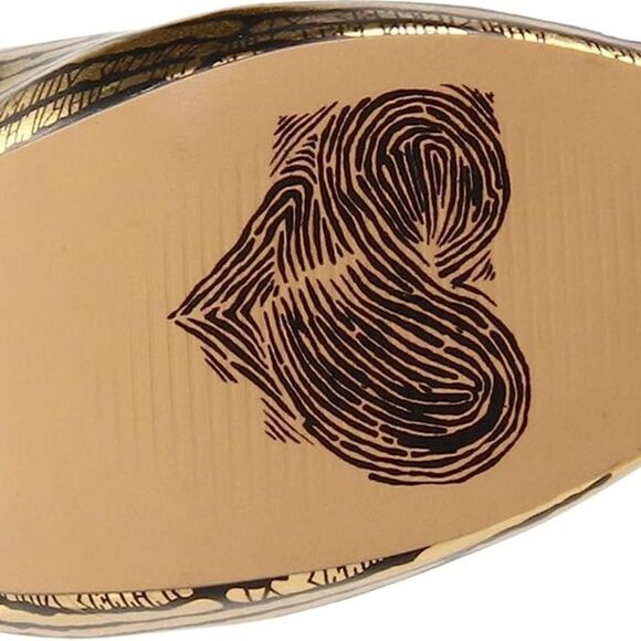 Iron Fist Hands Off Thumbprint Peep Toe Platform Stiletto Hees - Picture 15 of 15